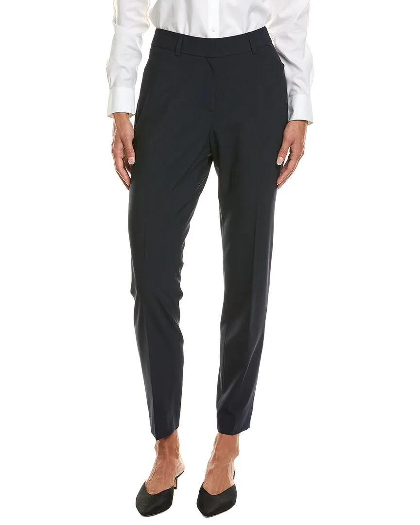 Explorer Wool-Blend Crop Straight Pant by Brooks Brothers