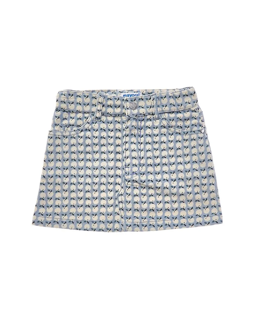 Floral Corduroy Skirt by Mayoral