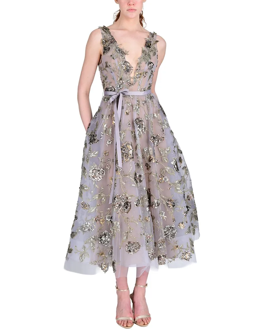 Marchesa Notte A-Line Cocktail Dress by Marchesa