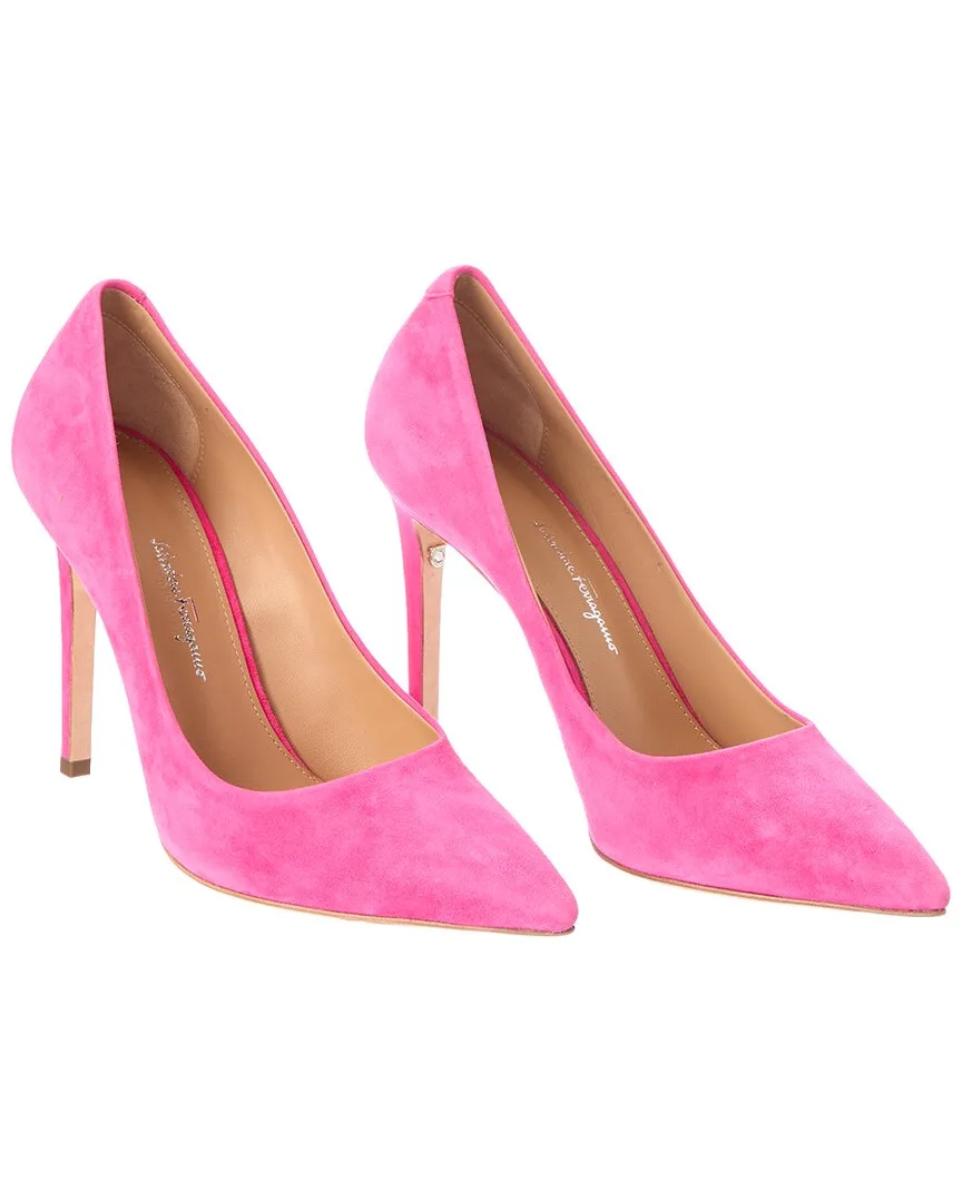 Ilary X5 Suede Pump (authentic Pre-Loved) by Ferragamo
