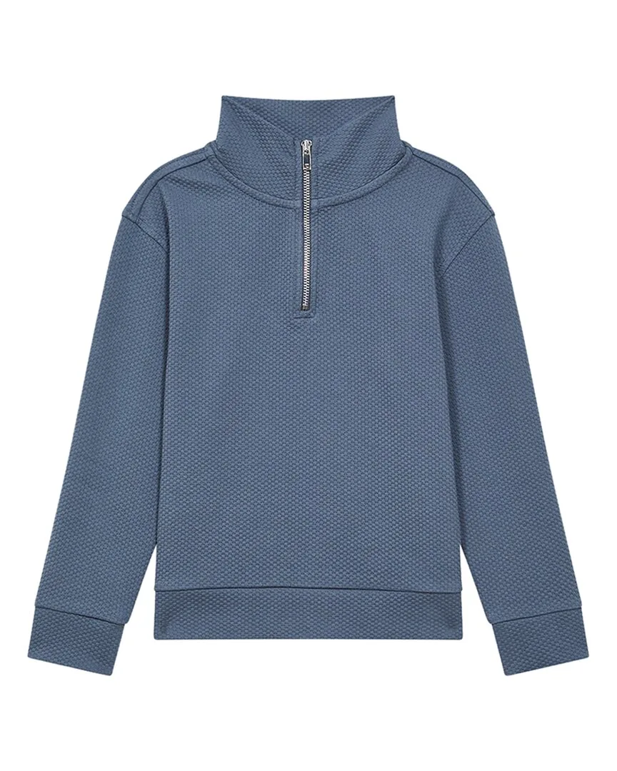 Bishop 1/2-Zip Textured Pullover by Reiss