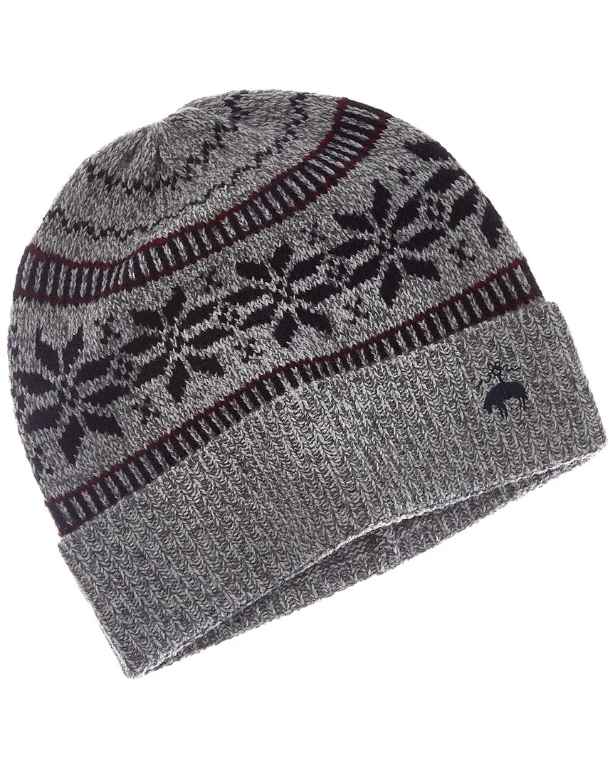 Snowflake Fairisle Wool & Cashmere-Blend Beanie by Brooks Brothers