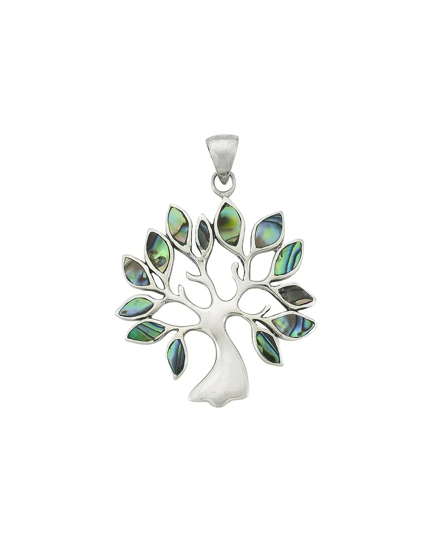 Silver Abalone Pendant by Samuel B