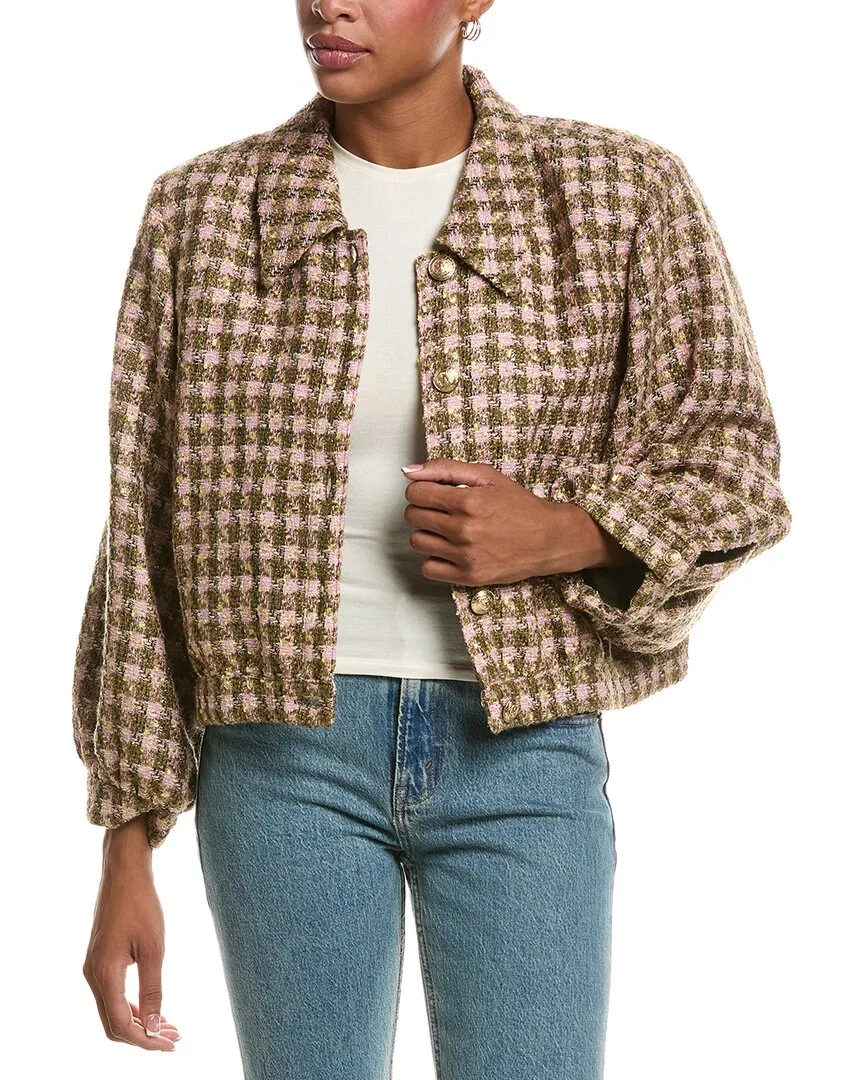 Bridges Crop Jacket by L'AGENCE
