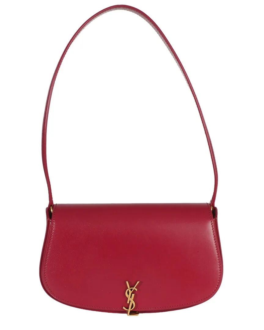 Red Leather Box Mini Voltaire Shoulder Bag (authentic Pre-Loved) by Saint Laurent