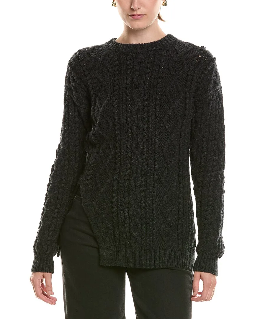 Wool Popcorn Cable Sweater by 3.1 Phillip Lim