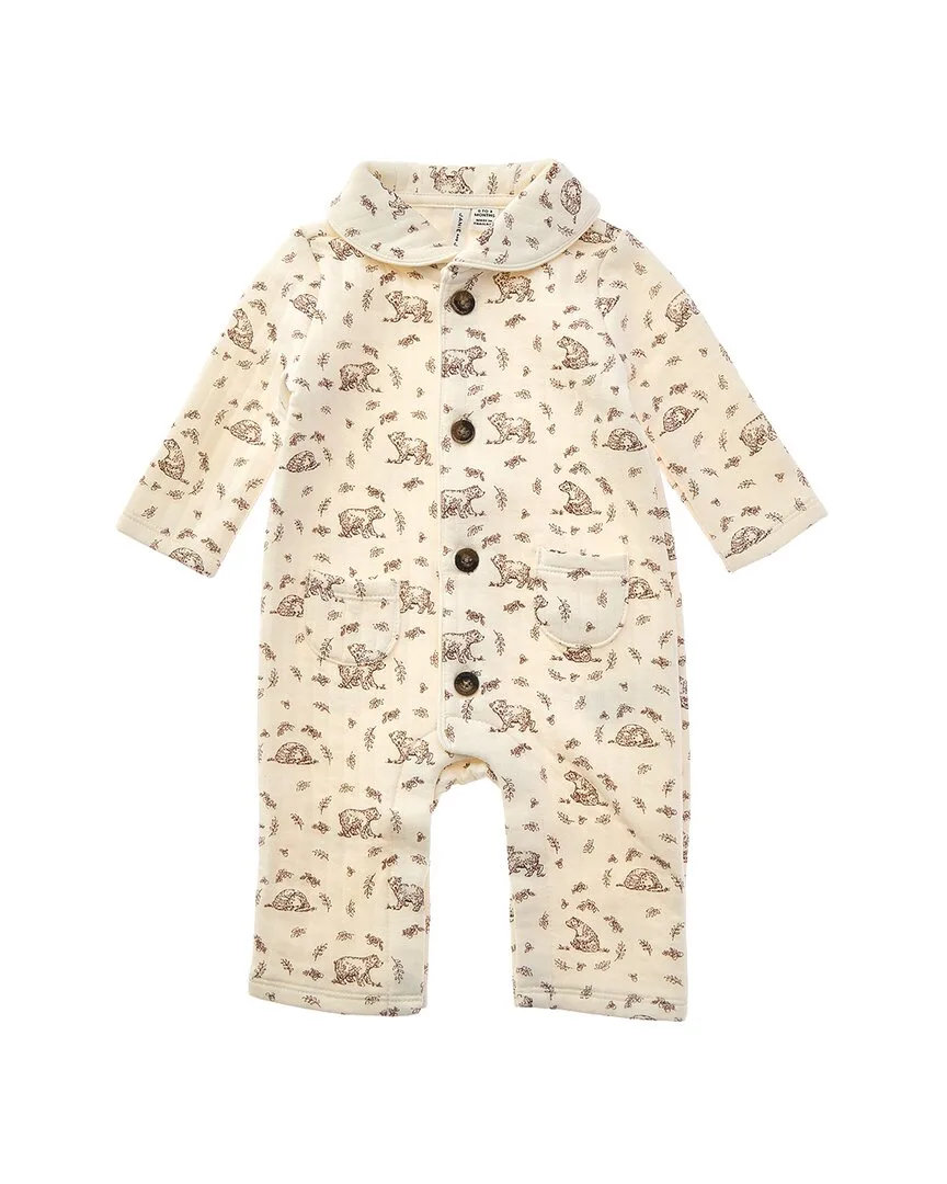 Quilted Bear Toile One-Piece by Janie and Jack