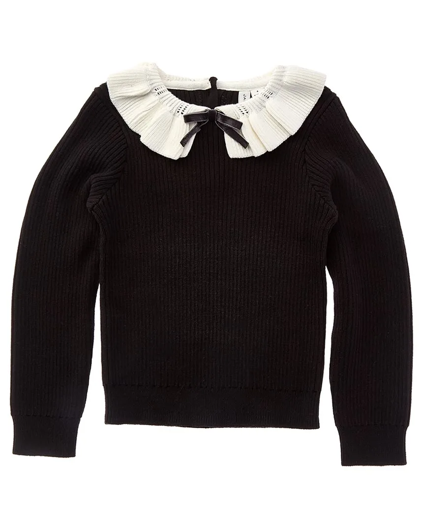 Ribbed Ruffle Collar Sweater by Janie and Jack