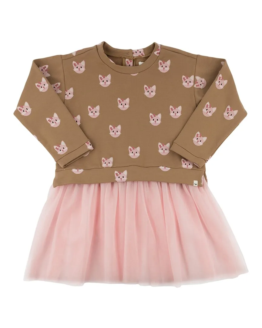 Kitty Faces Miley Tutu Dress by Oh Baby