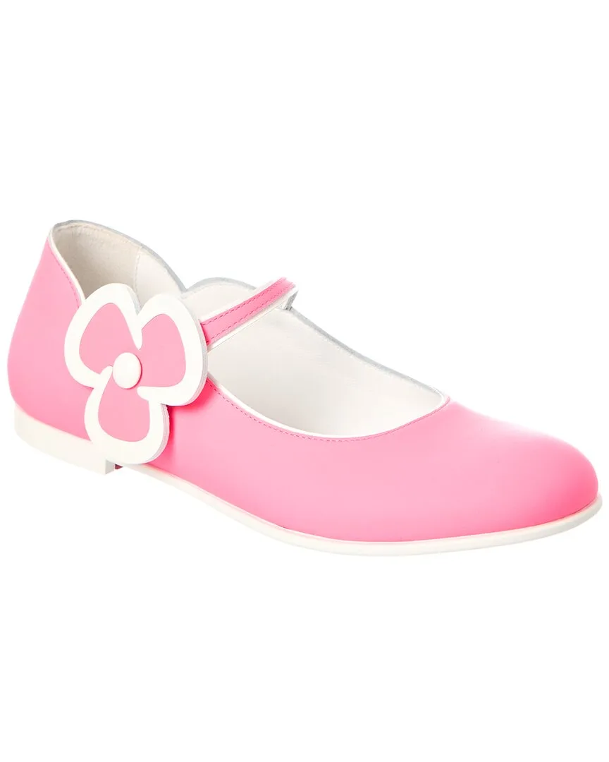 Melodie Leather Flat by Christian Louboutin