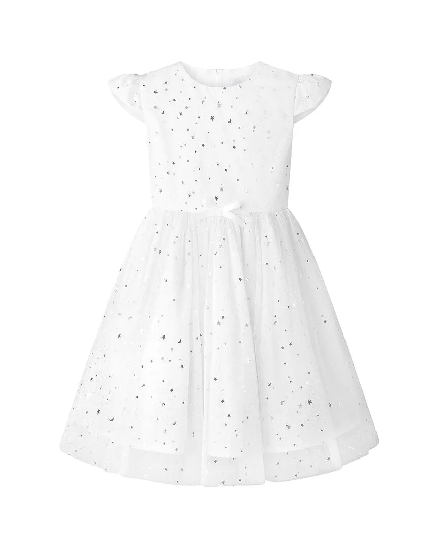 White Star Tulle Party Dress by Rachel Riley