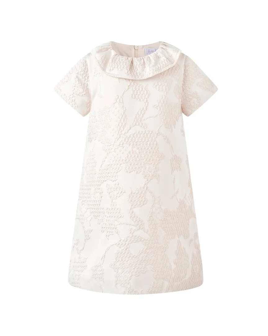 Gold Damask Shift Dress by Rachel Riley