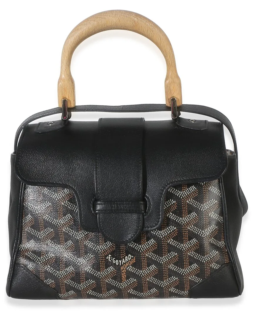 Black Goyardine Canvas Saigon Souple Mini (authentic Pre-Loved) by Goyard