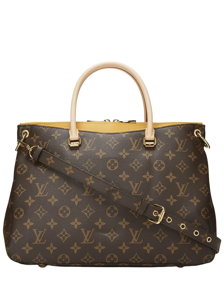 Yellow Monogram Coated Canvas Pallas (authentic Pre-Loved) by Louis Vuitton