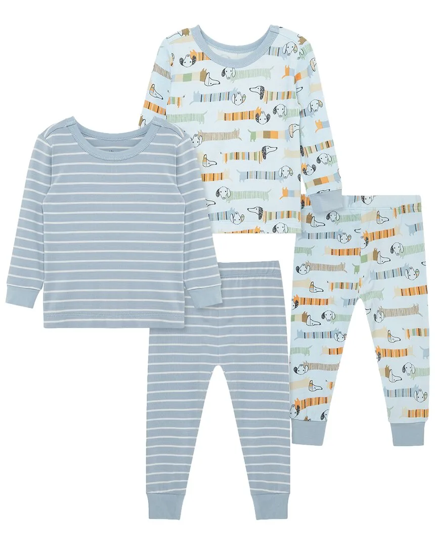 4Pc Puppy Bamboo Pajama Set by Little Me