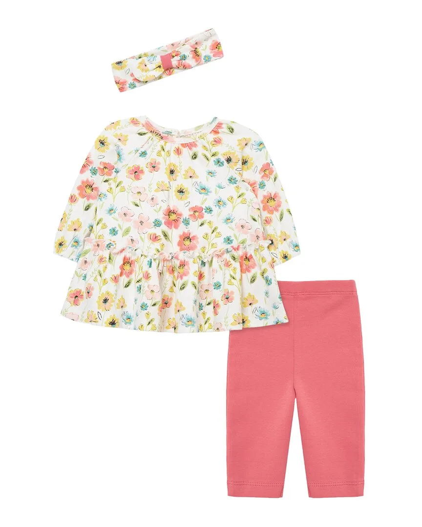 Brushed Floral Tunic Set by Little Me