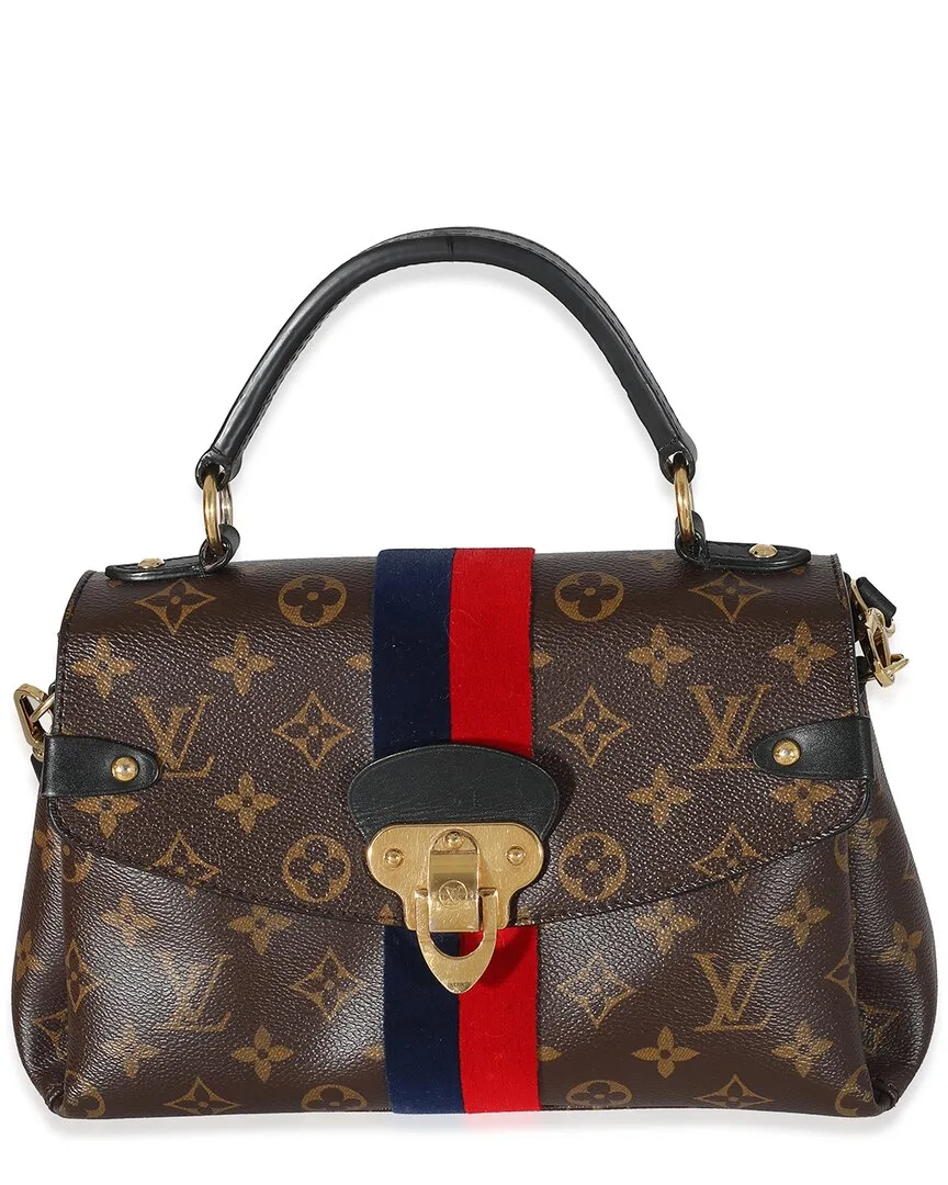 Blue & Brown & Red Monogram Canvas Georges Bb (authentic Pre-Loved) by Louis Vuitton