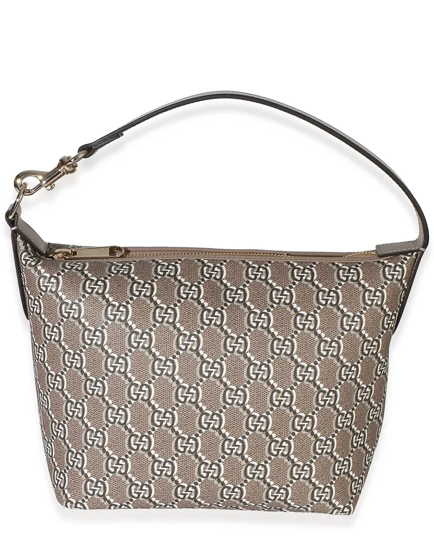 Brown Gg Shadow Monogram Canvas Super Mini Ophidia Hobo (authentic Pre-Loved) by Gucci