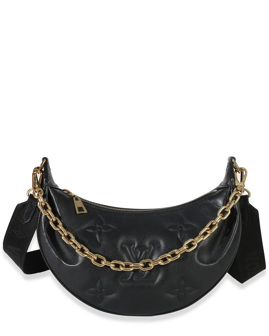 Black Calfskin Bubblegram Over the Moon (authentic Pre-Loved) by Louis Vuitton