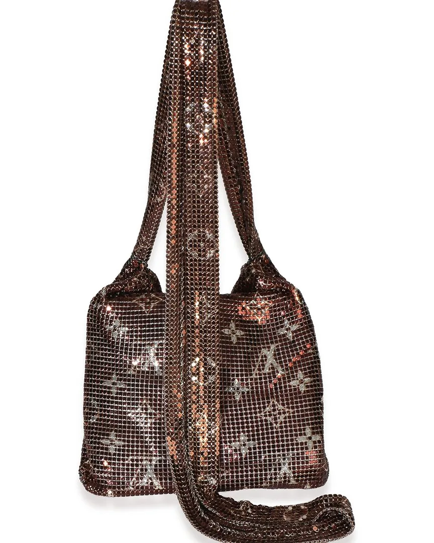 Brown Monogram Mesh Metal Frances (authentic Pre-Loved) by Louis Vuitton