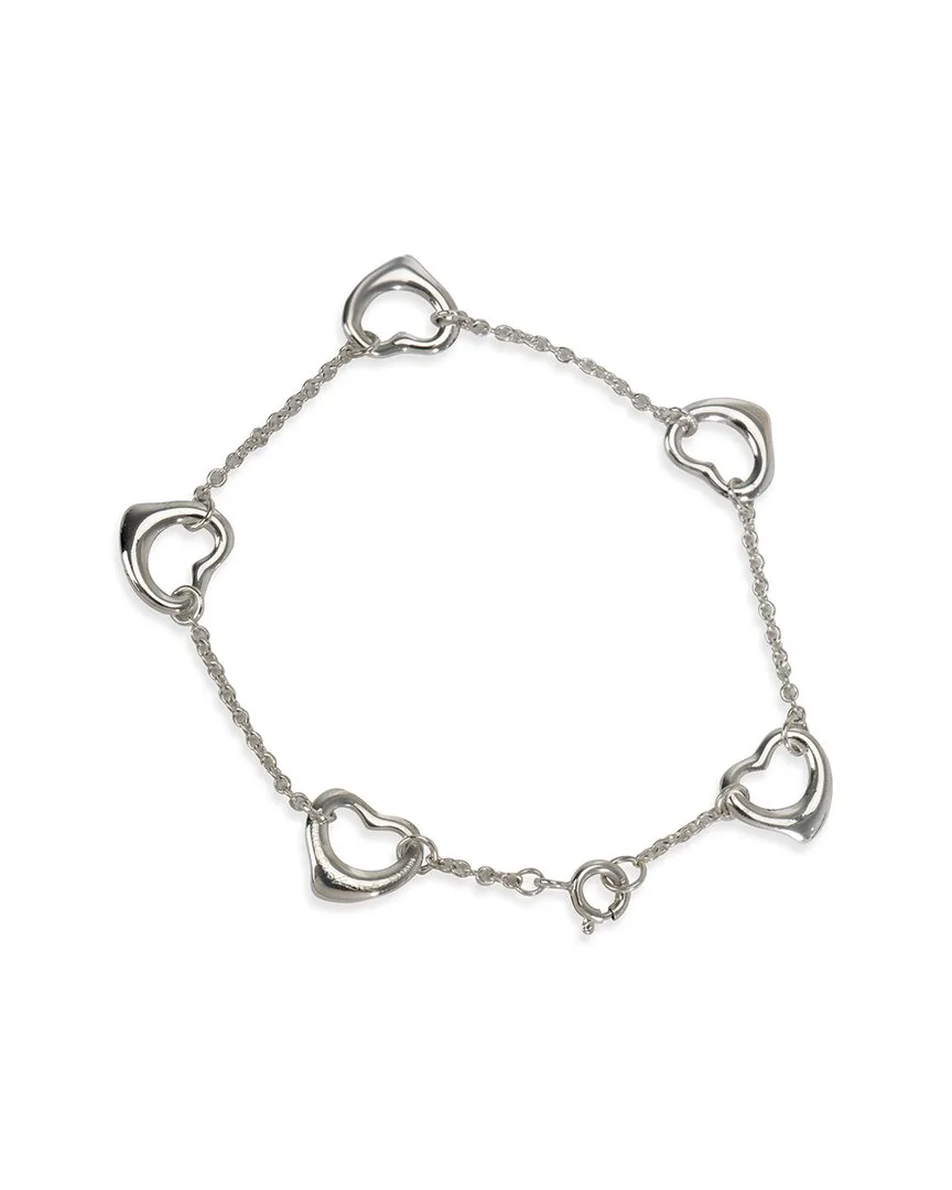 Elsa Peretti Open Heart Silver Bracelet (authentic Pre-Loved) by Tiffany & Co.