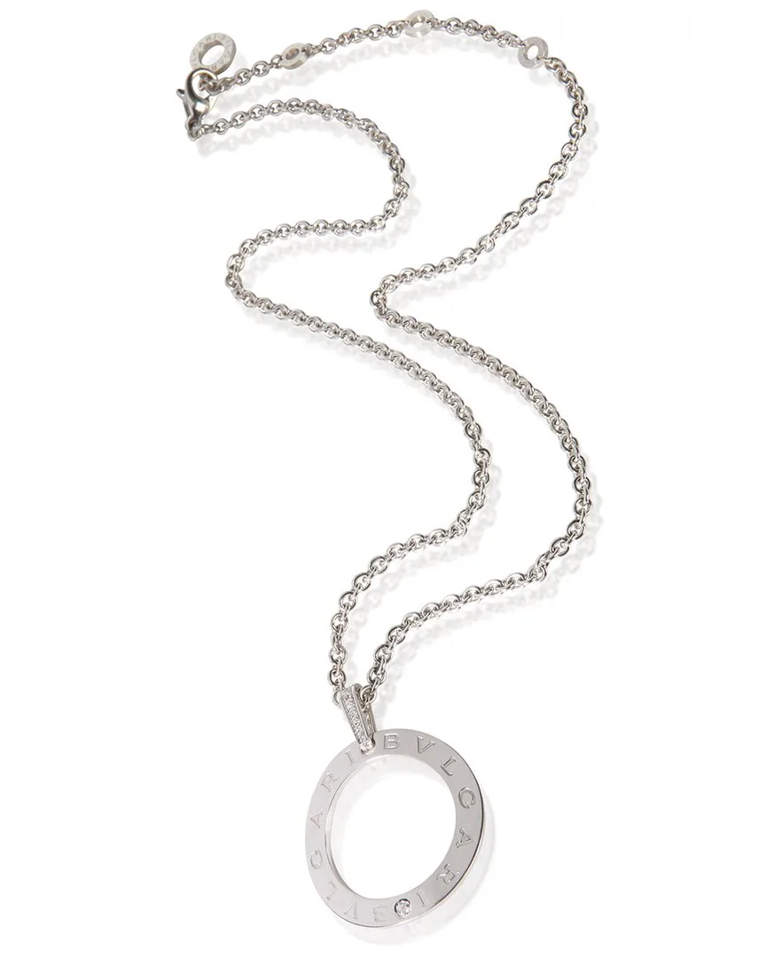 Circle 0.15 ct. tw. Diamond Pendant (authentic Pre-Loved) by BVLGARI