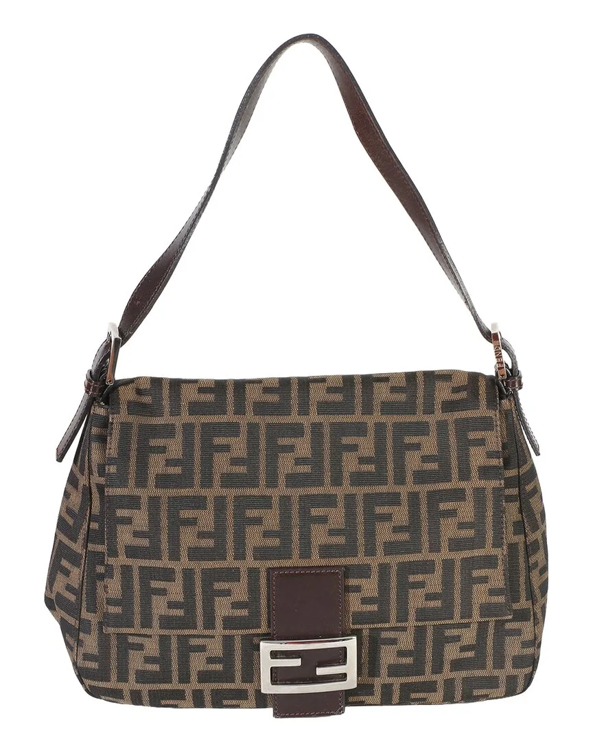 Brown Zucca Canvas Mama Baguette Bag (authentic Pre-Loved) by FENDI