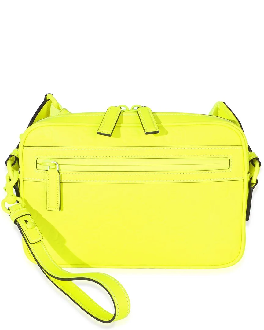 Yellow Rubber Effect Monogram Gg Crossbody (authentic Pre-Loved) by Gucci