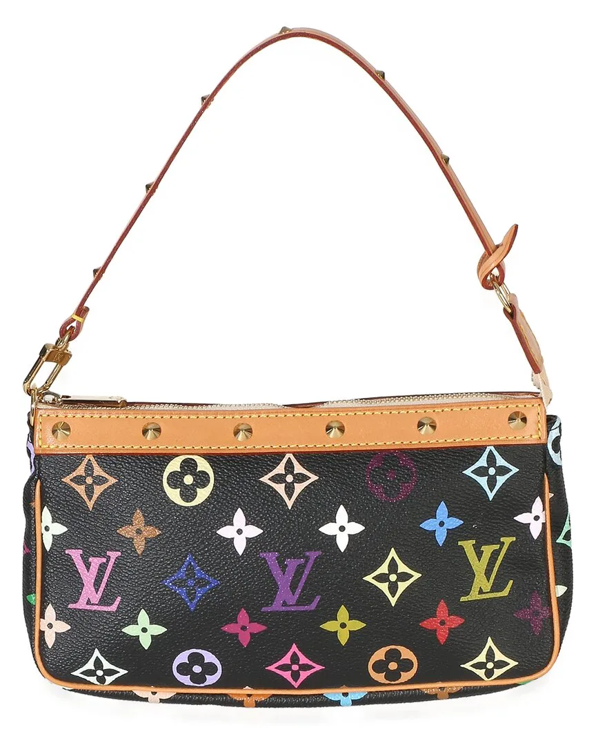 Black & Multicolor Monogram Multicolore Pochette Accessoires (authentic Pre-Loved)