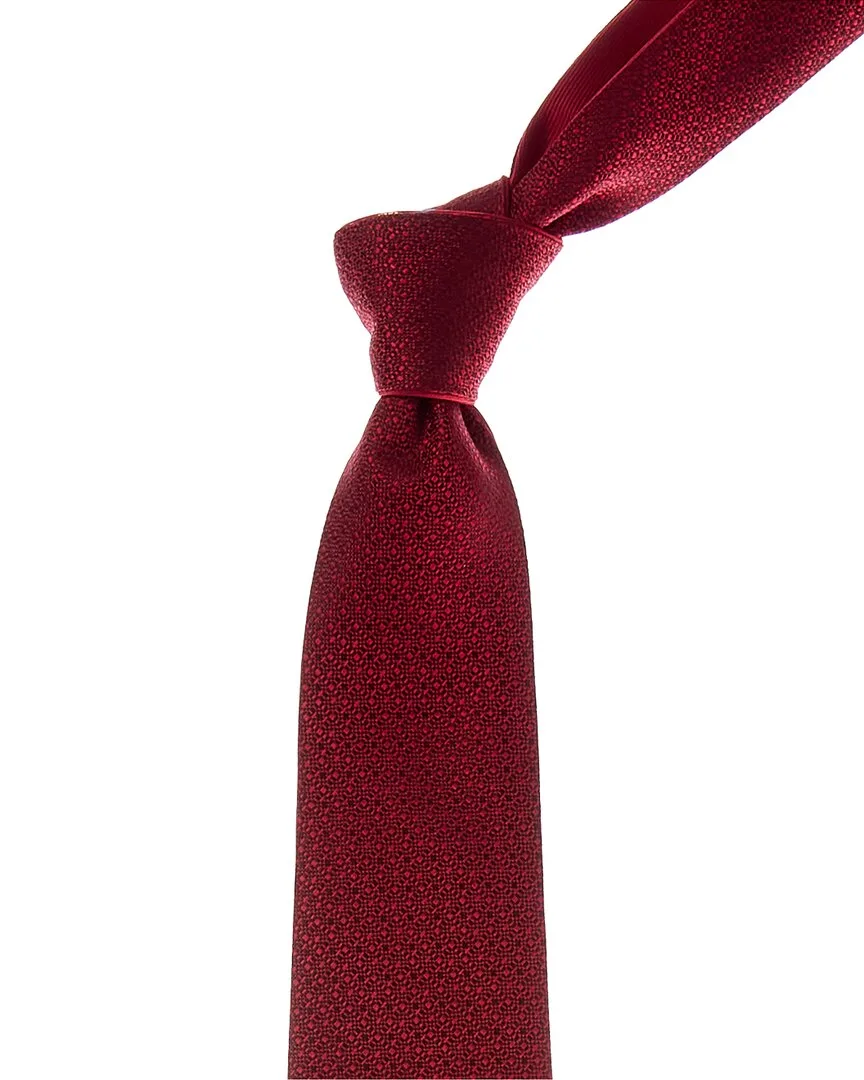 Golfers/Solid Reversible Silk Tie by Canali