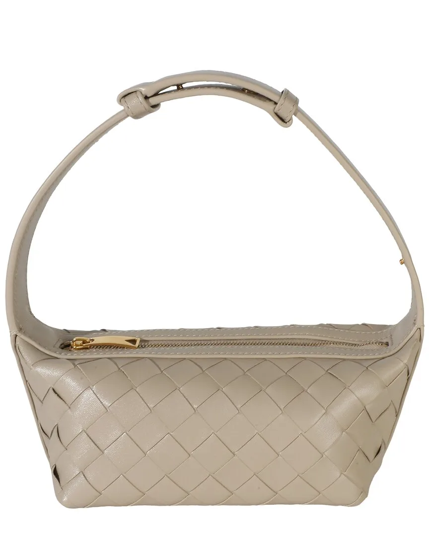Intrecciato Nappa Leather Mini Wallace Top Handle (authentic Pre-Loved)