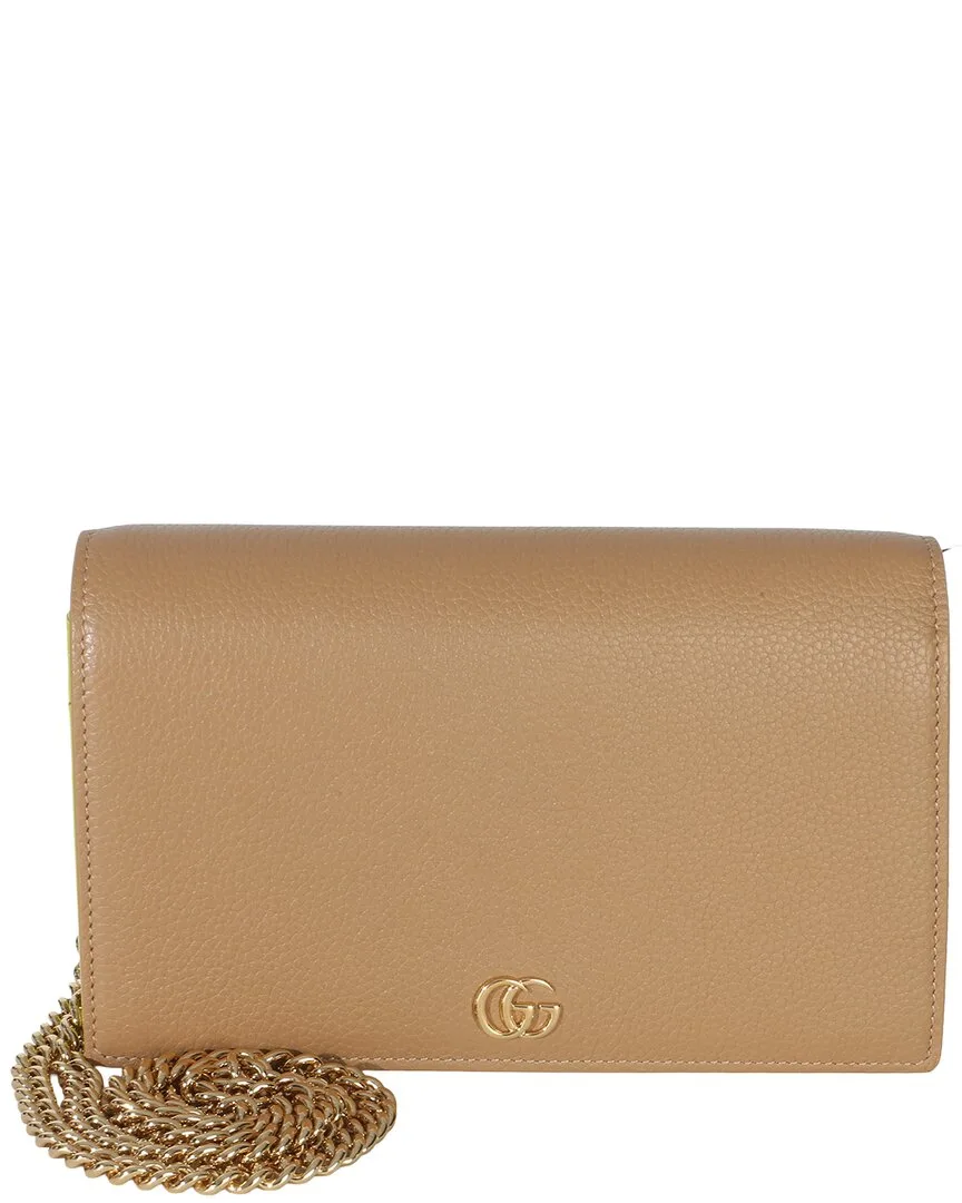 Dollar Calfskin Gg Marmont Wallet on Chain (authentic Pre-Loved)