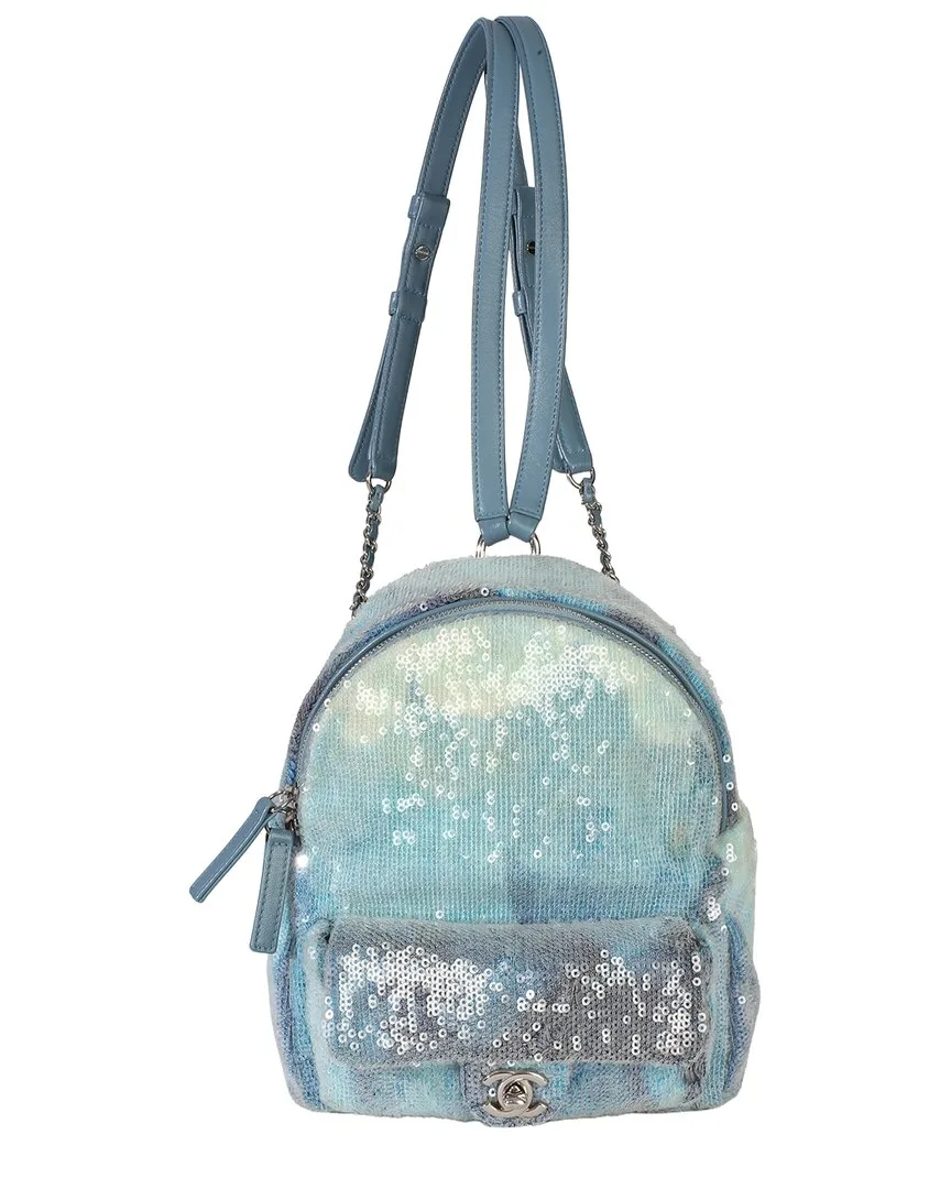 Sequin Waterfall Mini Backpack (authentic Pre-Loved) by CHANEL