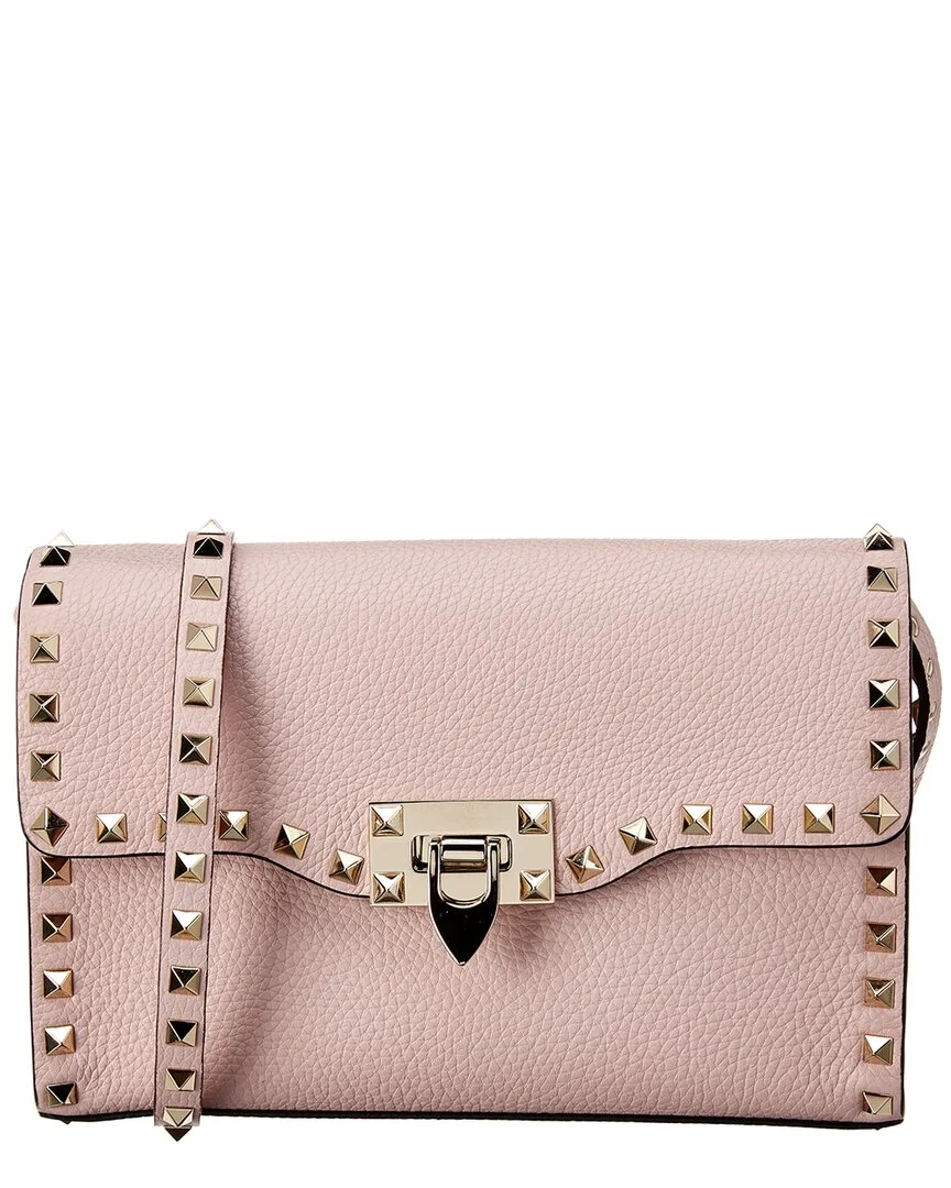 Rockstud Small Grainy Leather Crossbody