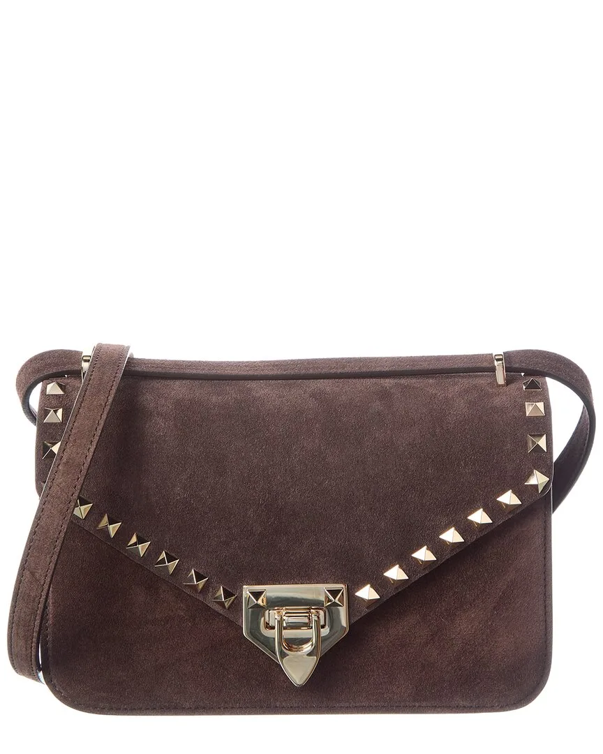 Rockstud Small Suede Shoulder Bag by Valentino