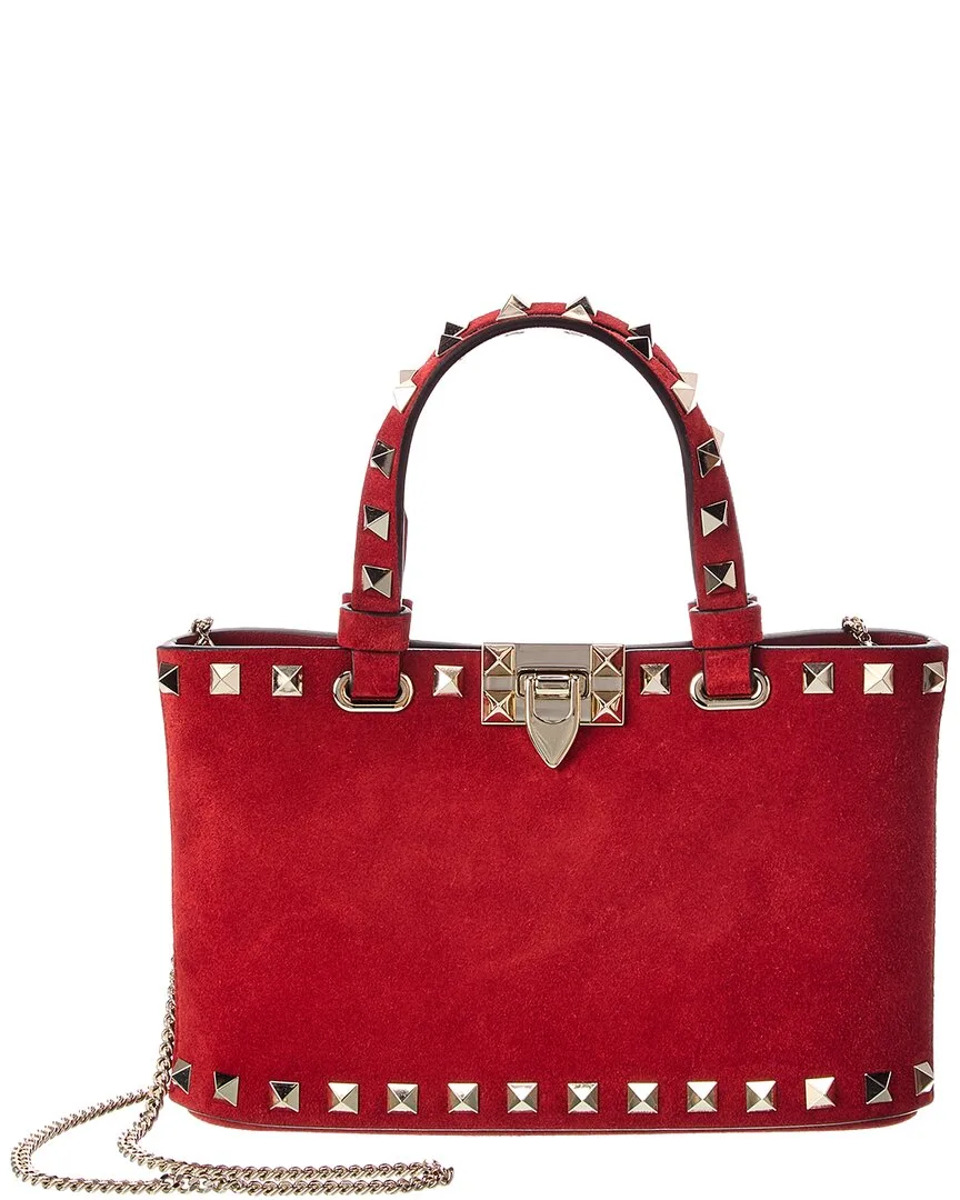 Rockstud Mini Suede Tote by Valentino