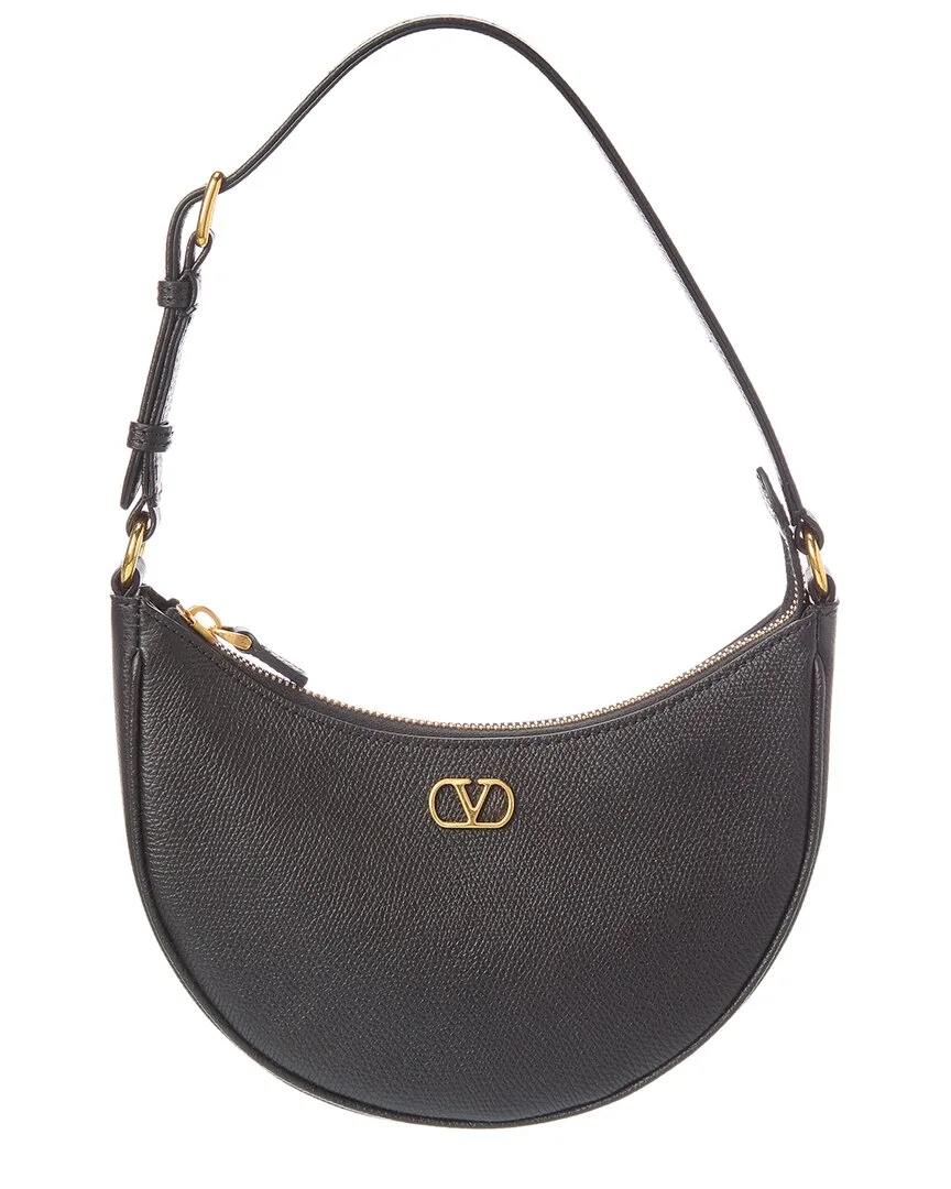 Vlogo Signature Mini Leather Hobo Bag by Valentino