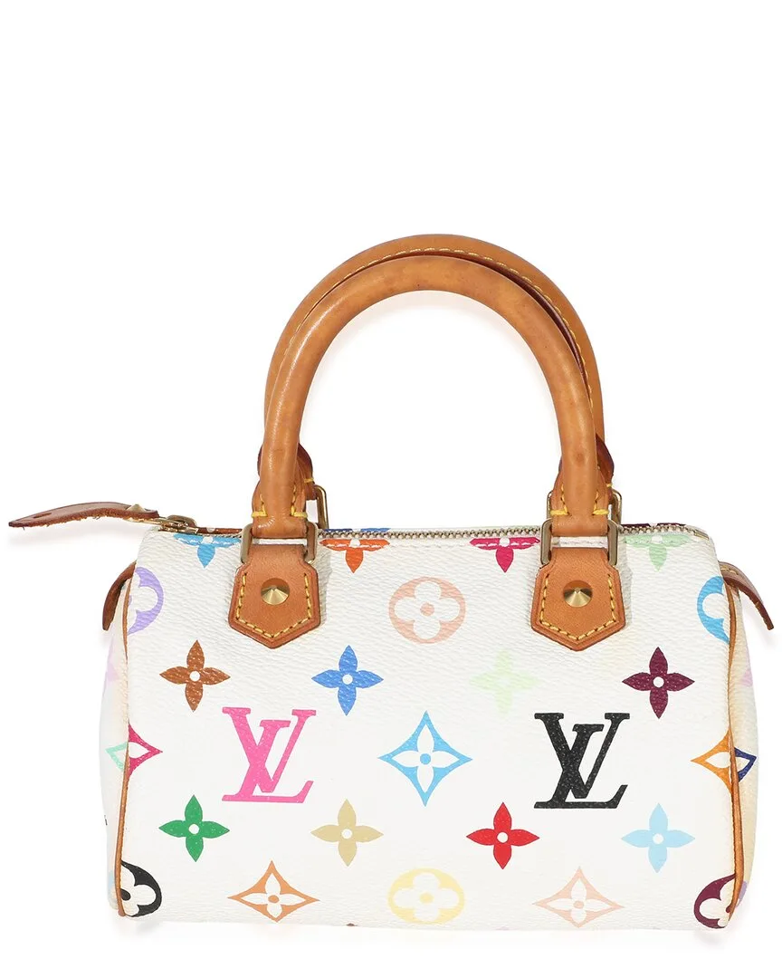 Multicolor & White Multicolore Monogram Canvas x Tm Nano Speedy (authentic Pre-Loved) by Louis Vuitton