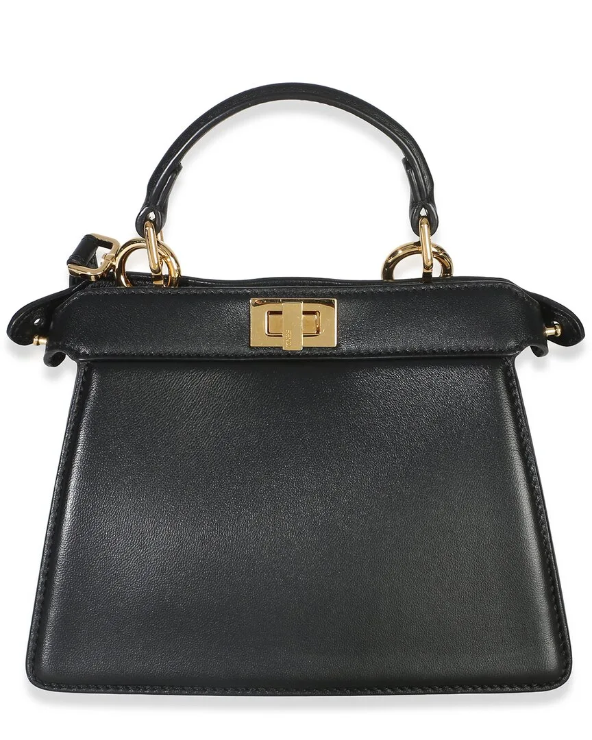 Shiny Nappa Leather Petite Peekaboo I See U Satchel (authentic Pre-Loved) by FENDI