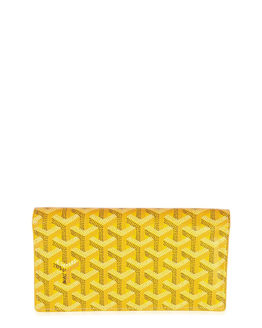 Yellow Goyardine Canvas Richelieu Wallet (authentic Pre-Loved) by Goyard