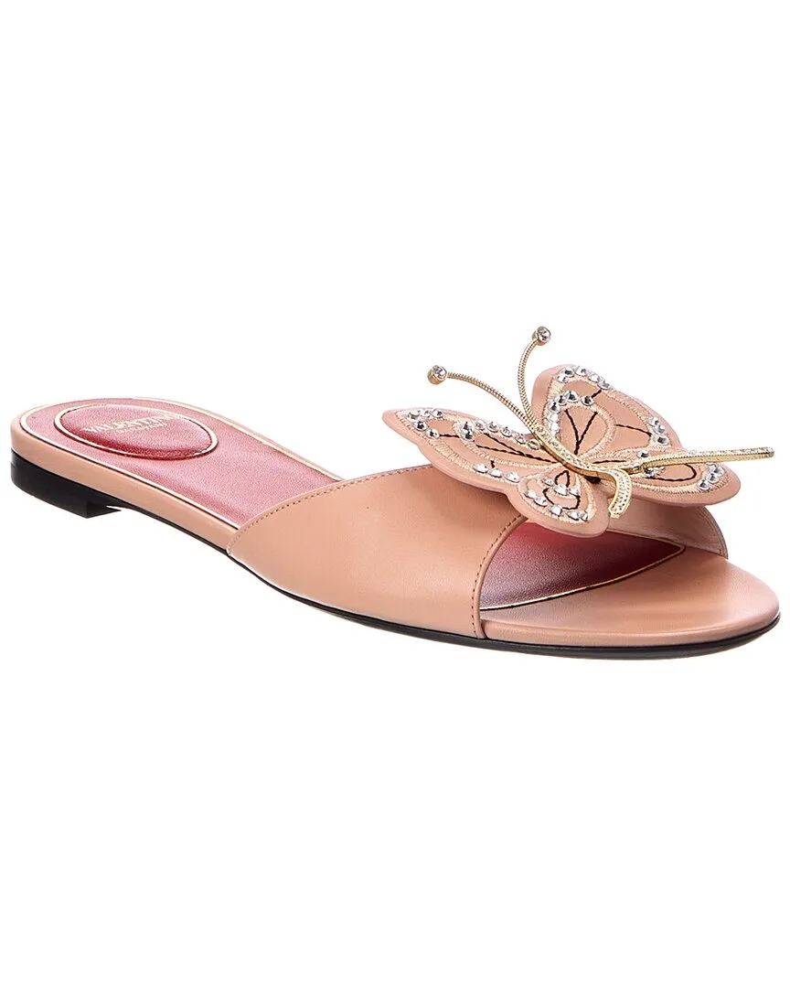 Flutterby Leather Sandal by Valentino
