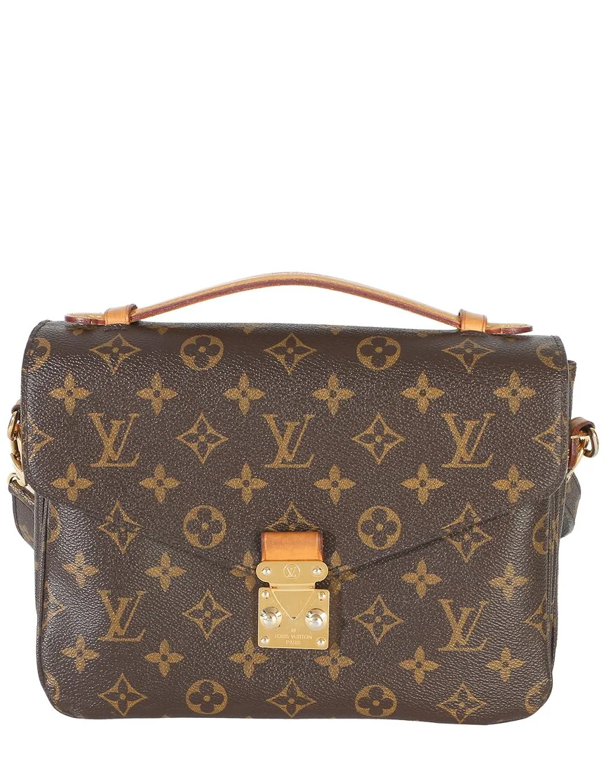 Brown Monogram Canvas Pochette Metis (authentic Pre-Loved)