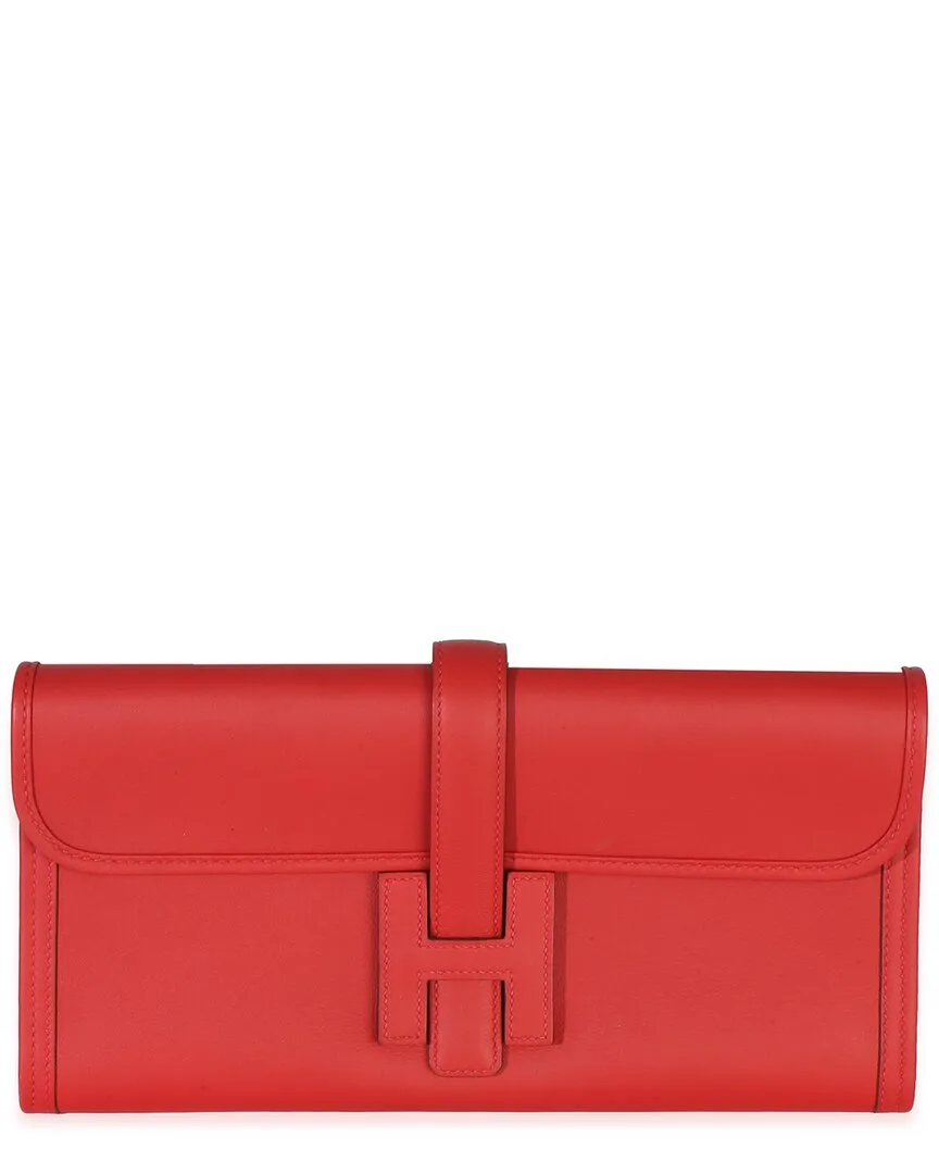 Red Evercolor Jige Elan 29 (authentic Pre-Loved) by Herms