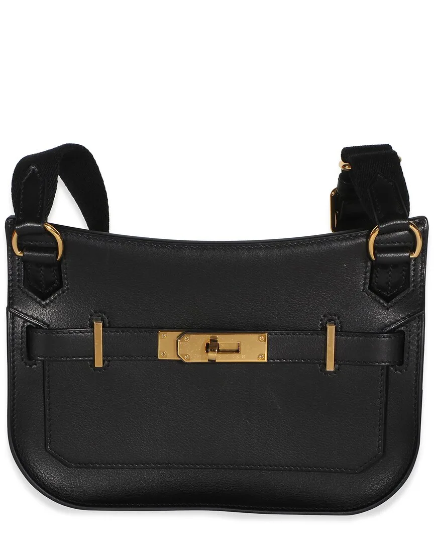Black Evergrain Mini Jypsiere Ghw (authentic Pre-Loved) by Herms