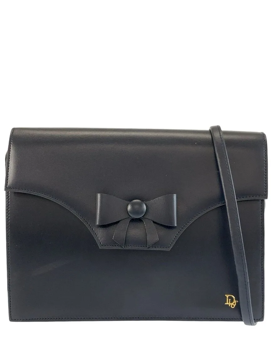 Blue Others Ribbon Shoulder Bag (authentic Pre-Loved) by Dior