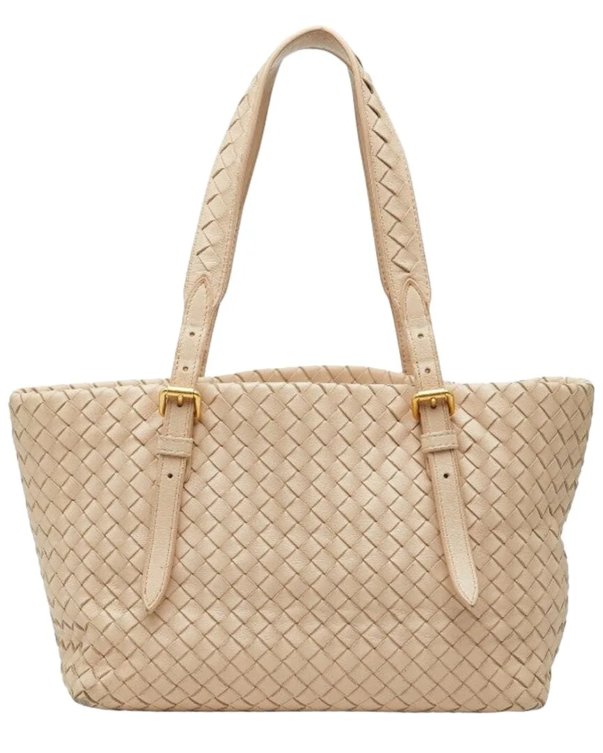 Pink Intrecciato Leather Tote (authentic Pre-Loved) by Bottega Veneta