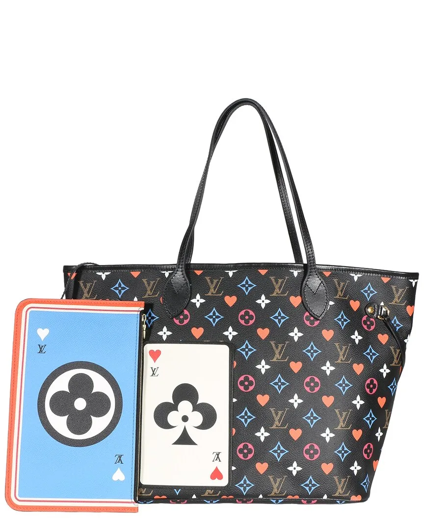 Black Multicolor Monogram Canvas Game on Neverfull mm (authentic Pre-Loved) by Louis Vuitton