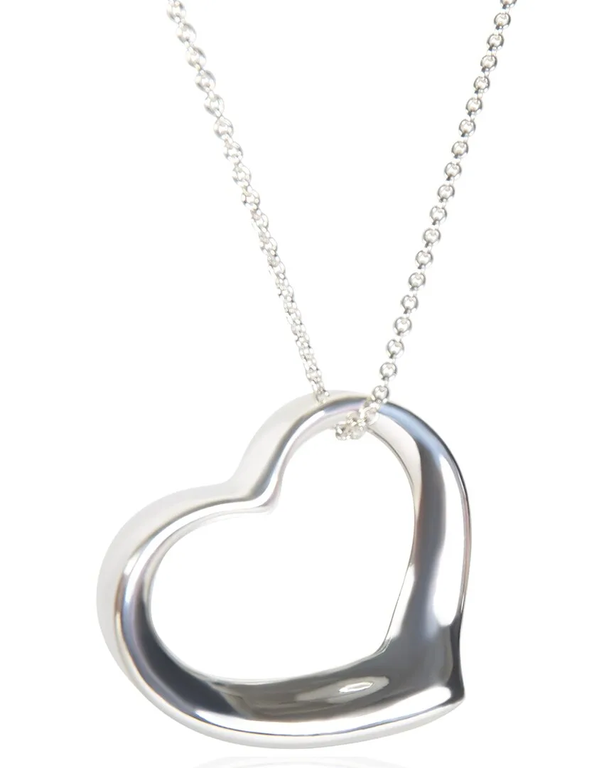 Elsa Peretti Extra Large Open Heart Silver Pendant (authentic Pre-Loved) by Tiffany & Co.