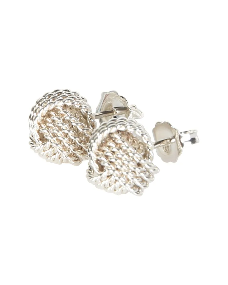 Knot Silver Earrings (authentic Pre-Loved) by Tiffany & Co.
