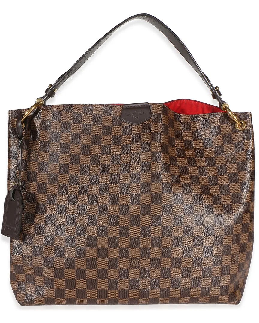 Brown Damier Ebene Canvas Graceful mm (authentic Pre-Loved) by Louis Vuitton